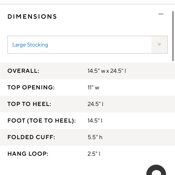 Pottery Barn Classic Velvet Large Stocking personalized with “Lauren” - Picture 6 of 7